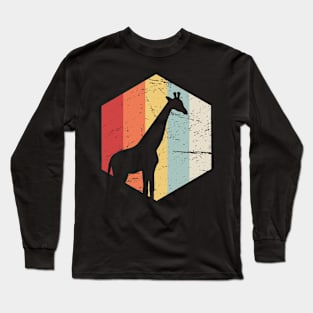 Retro 70s Giraffe Long Sleeve T-Shirt